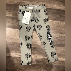 Zara disney minnie mouse leggings